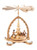 Santa and Sport Kids TeaLight Carousel Pyramid PYR160X82