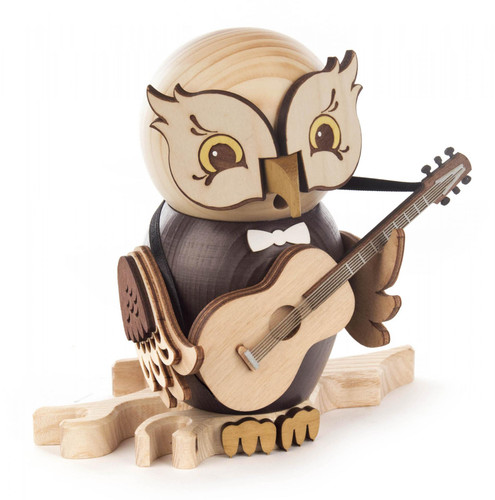 Whimsical Owl with Guitar Music German Smoker SMD146X1670X20