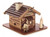 Forest Cabin Woodsman and Dog German Smoker SMD146X1861X1