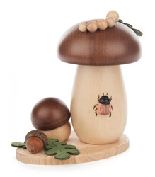 Mushroom with Caterpillar and Bug German Smoker SMD146x360X03