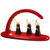 German Candle Arch Angel Red Schwibbogen LED - 15355