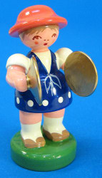 Spring Girl Cymbals Figurine
