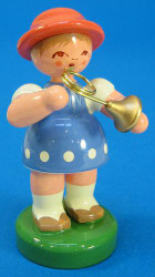 Spring Girl French Horn Figurine