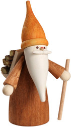 Seiffener Volkskunst Miniature Woodsman Gnome Figurine - Made in Germany