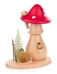 Red Cap Forest Mushroom German Smoker with Bugs