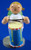 Blonde Angel Drum Figurine Wendt Kuhn FGW650X45