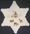 Christmas Winter Star German Table Topper Table Cloth