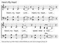 Here's My Heart Song Slides