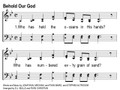 Slide 1 preview of "Behold Our God"