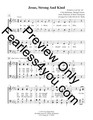 Jesus Strong and Kind Sheet Music
