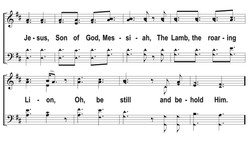 Behold Him Song Slides - fearless4You.com