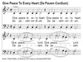 Give Peace to Every Heart Sheet Music