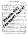 Great Are You Lord Sheet Music