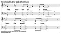 How Great Is Our God (Christmas Version) Song Slides