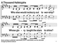 A Thousand Hallelujahs (Song Slides)
