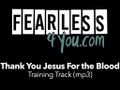Thank You Jesus For the Blood (training track)