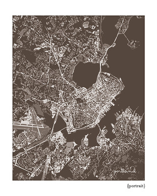 Portland ME Cityscape