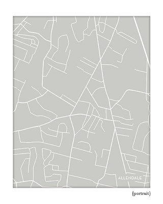 Allendale New Jersey city map