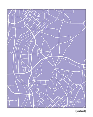 Chicopee Massachusetts city map