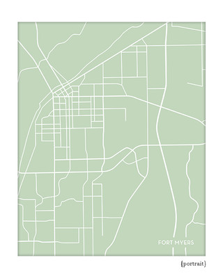 Fort Myers Florida City Map