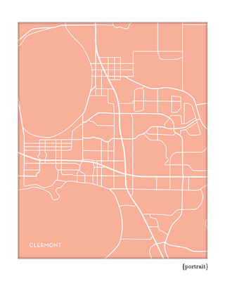 Clermont Florida city map