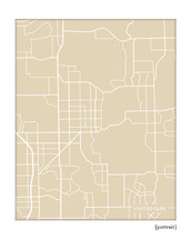 Winter Park Florida city map