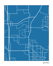 Maitland Florida city map