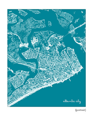Atlantic City NJ Cityscape