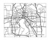 Jacksonville City Map Landscape