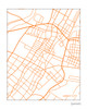Jersey City Map Print, portrait
