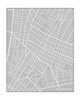 Downtown New York City Map - Portrait