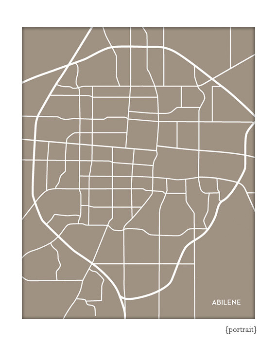 Abilene Texas City Map