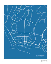 Dana Point California city map