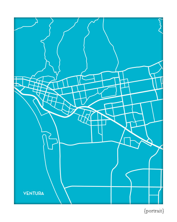 ventura california city map