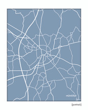 MåÎå_nster Germany City Map