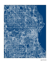 Milwaukee Wisconsin cityscape art print