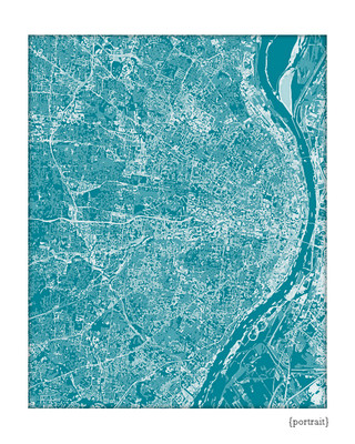 St. Louis Missouri Cityscape art print