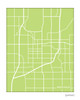 Sioux Falls SD city map print