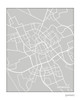 Groningen, Netherlands city map print