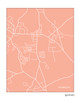 Holbrook Massachusetts city map print