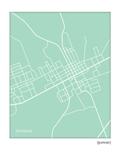 Rockdale Texas city map