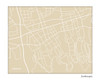 Merrick New York city map print