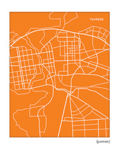Tampere Finland City Map Print