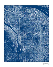 Portland Oregon Cityscape Print