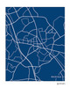 Rockville Maryland City Map Print