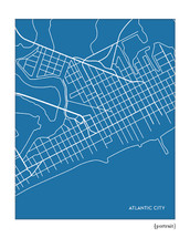 Atlantic City NJ map