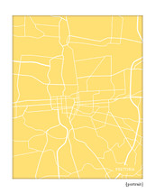 Pretoria South Africa city map