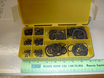 13041 300pc Exteral Retaining Rings 15 Sizes 1/4"-1.5"