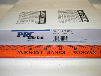 #50 10' Roller Chain Drives Inc. PRC w/connector link, Import $25.95