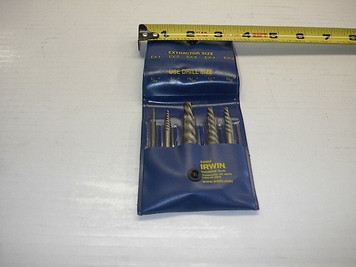 53535, 5pc Irwin Hanson Sprial Flute Extractor Set, #1-#5